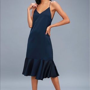 Lulus navy dress